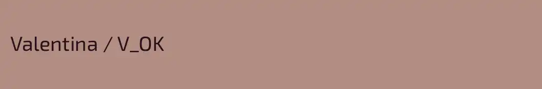 Valentina / V_OK